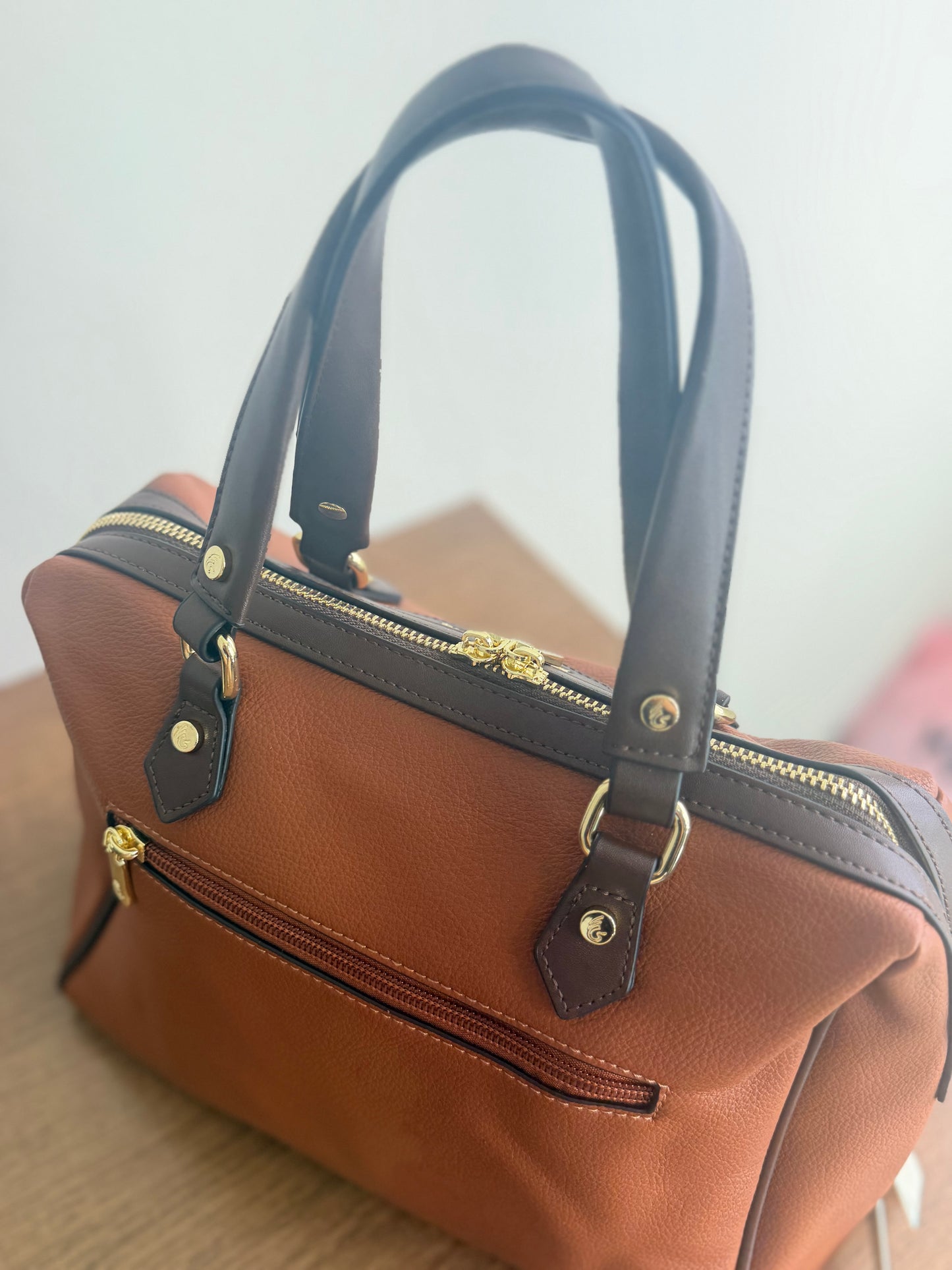Bolsa Baú Pavão de Ouro